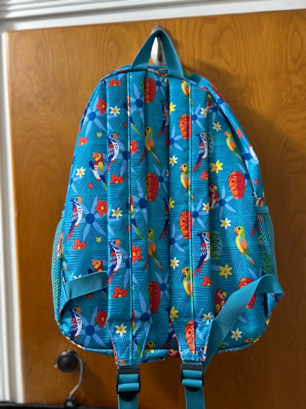 Disney tiki room Blue Tropical Parrot Backpack - Picture 4 of 7